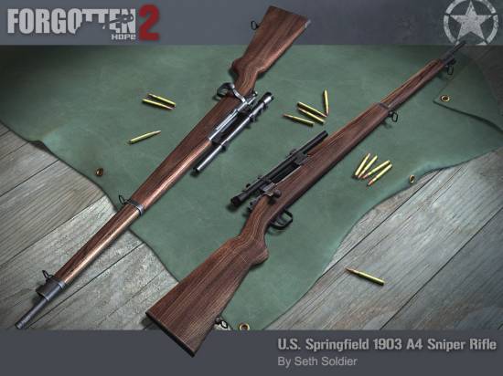 U.S. Springfield 1903 A4 Sniper Rifle