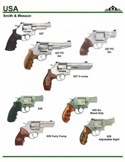 США: Smith & Wesson 627, Smith & Wesson 629