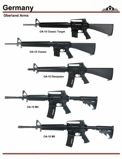 Германия: Oberland Arms OA-15, OA-15 M4, OA-15 M5