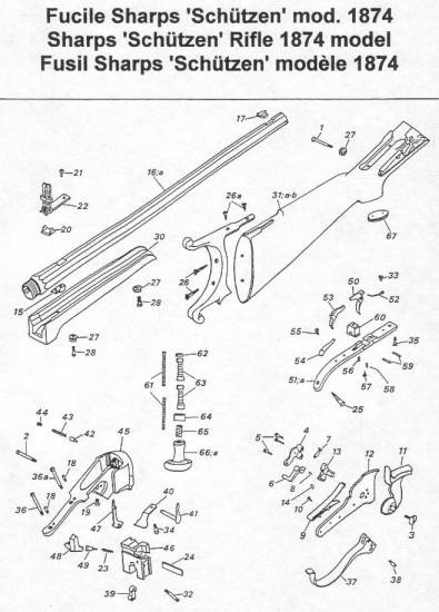 Sharps «Schutzen» Rifle 1874 model