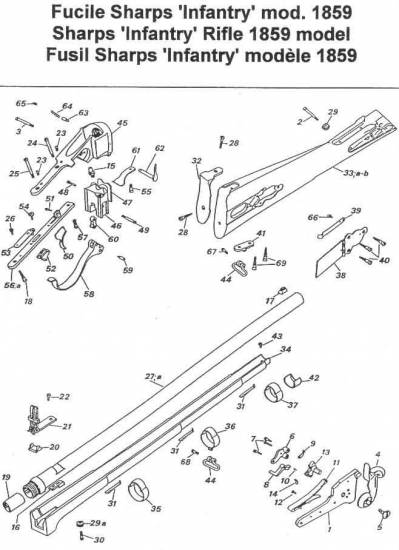 Sharps «Infantry» Rifle 1859 model