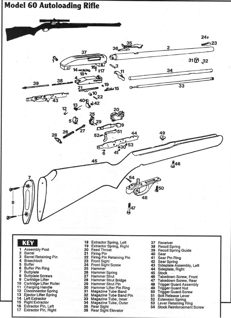Diagram 60 parts marlin model Marlin Model