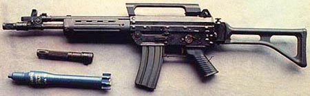 SCS-70/90 адаптер для запуска гранат и винтовочная граната