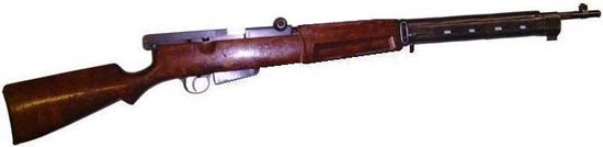 самозарядная винтовка Федорова образца 1912 года под патрон 7.62х54R