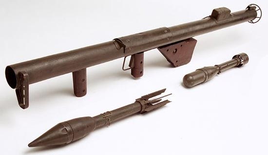M1 «Bazooka» с используемыми боеприпасами