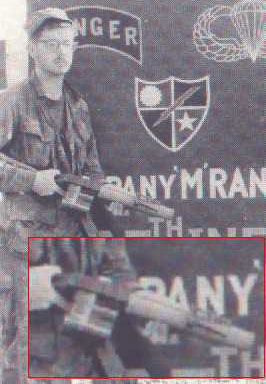 гранатомет Т148Е1 в руках американского солдата