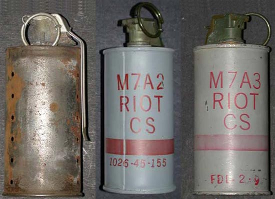 M7, M7A2, M7A3 (слева-направо)