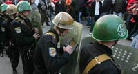 Разгон демонстрантов в Кишиневе