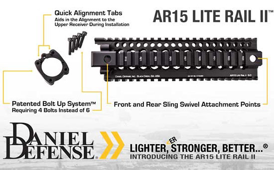 Daniel Defense AR15 Lite Rail II