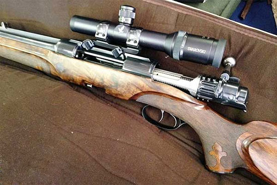 Austrian Fuchs-Fine .416 Remington Magnum Double-Barreled Bolt-Action Rifle