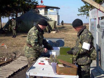 Военнослужащие украинской армии на учениях