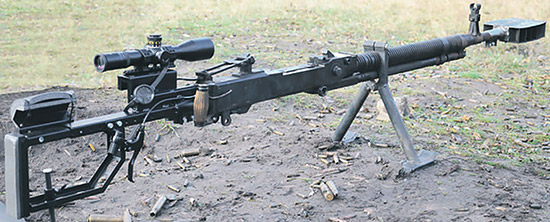 Снайперская винтовка, переделанная из пулемета ДШК