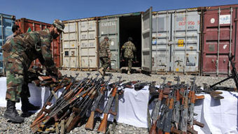 Рособоронэкспорт поставляет Афганистану стрелковое оружие для полиции