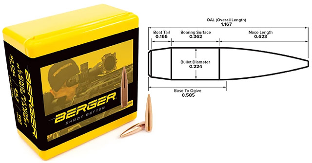Berger .22 Long Range
Hybrid Target