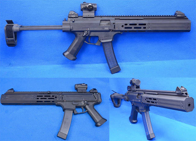 Пистолет-пулемёт CZ Scorpion EVO 3 с глушителем Venom