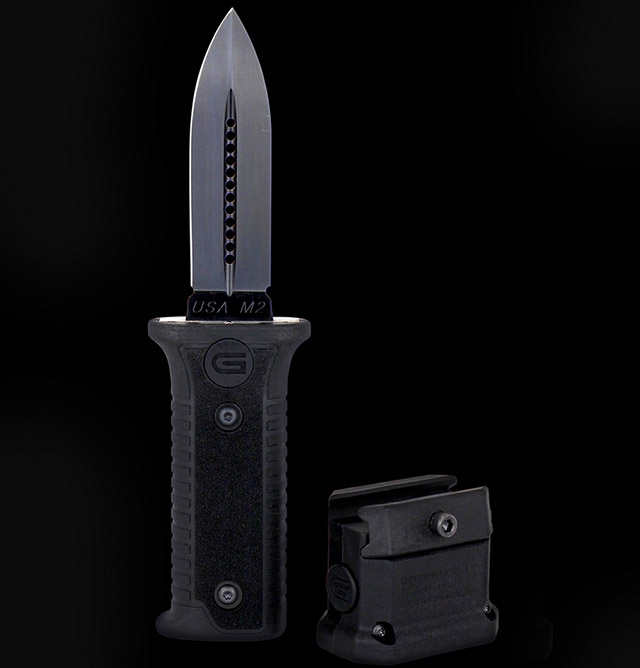 Нож Gripknife с адаптером для установки на планку «пикатини»