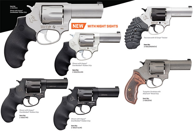 Револьвер Taurus
Defender 856 предлагается в 4 стандартных моделях, плюс две продвинутые версии