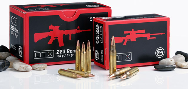 Патроны GECO DTX доступны в версиях калибров 9мм Luger, .223 Remington и .308 Winchester
