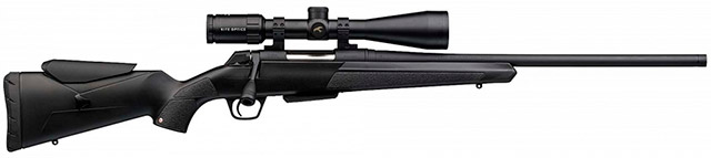 Охотничья винтовка Winchester XPR Varmint Adjustable Threaded оснащена 
регулируемым гребнем приклада и резьбой на дульной части ствола