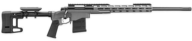 Remington PCRE изготовлена на базе шасси из
авиационного алюминия в конфигурации специально для стрельбы лёжа