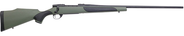 Vanguard Synthetic Green - последнее дополнение к популярной линейке 
охотничьих ружей Vanguard от Weatherby. Ложа Griptonite имеет дизайн 
Монте-Карло с выпуклыми гребнями