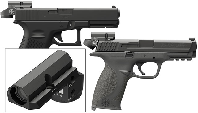 Коллиматорный прицел Leupold DeltaPoint Micro подходит для пистолетов Glock без MOS и всей линейке Smith & Wesson M&P