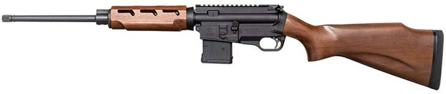 Винтовка SCR в цельнодеревянной версии
со стволом 16,5 калибра .223 Remington