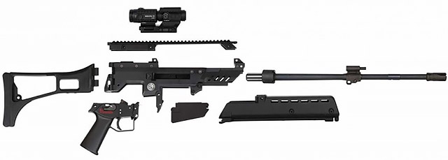 Модернизация винтовки G36 до уровня G62 не требует специальных условий или оборудования