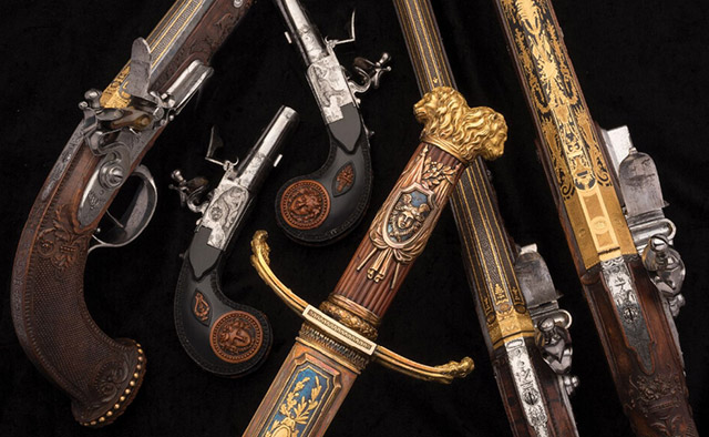На американском аукционе продаётся оружейный гарнитур Наполеона Бонопарта