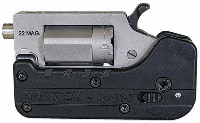 Скромные габариты револьвера Standard Manufacturing Switch Gun позволяют спрятать оружие практически где угодно