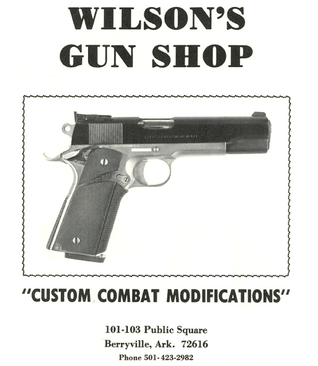 История компании Wilson Combat началась с кастомизации легендарного пистолета М1911