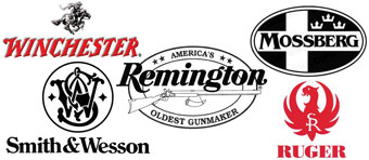 Smith&Wesson, Winchester, Ruger, Remington, Mossberg