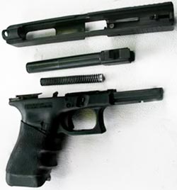 Glock 35 неполная разборка