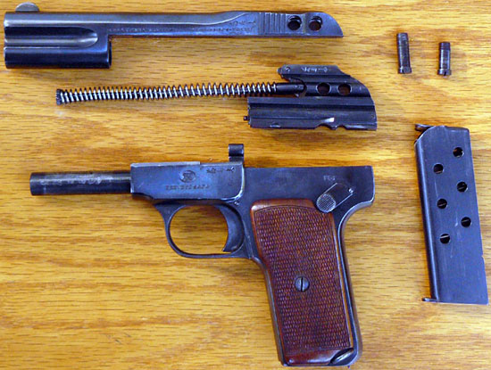 FN Browning M 1900 неполная разборка