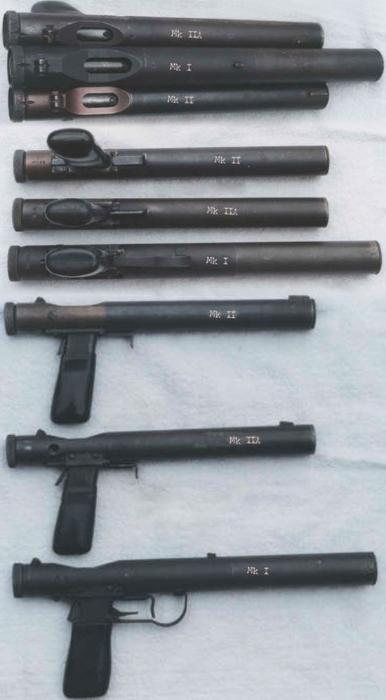 Пистолеты Welrod Mk II, Welrod Mk IIA и Welrod Mk I