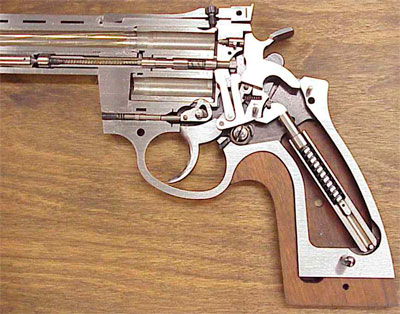 Револьвер Korth в разрезе