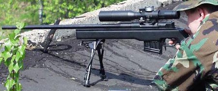 ВК-003 (СВК) при стрельбе