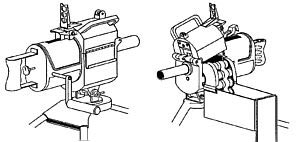 Рисунок двух видов одного из первых 40-мм американских гранатометов Mk.18 mod.0 (1962), использовавшегося войсками США во Вьетнаме.