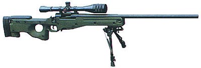 Снайперская винтовка AI Super Magnum AWM (арктический вариант)