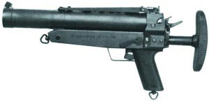 40-мм ручной гранатомет МZР.1 (НК.1) в походном положении