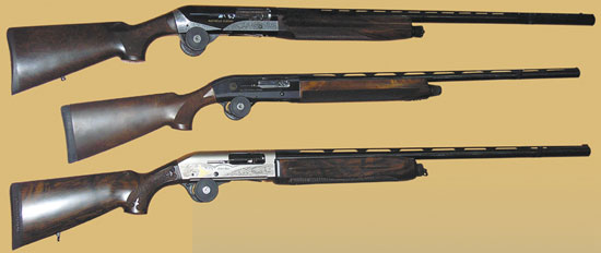 Тройка самых востребованных итальянских полуавтоматических ружей – это Benelli Raffaello, Beretta AL 391 Urika и Fabarm Lion H368