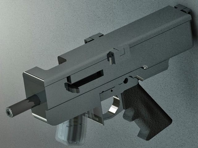 Полуавтоматический пистолет калибра 5,6 мм