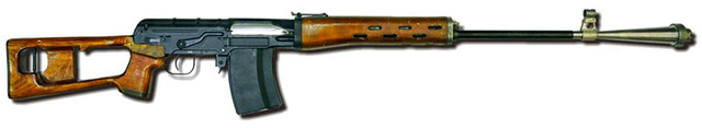 10-мм снайперская винтовка СВДГ (6В1-10)