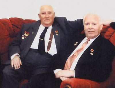 Создатели пистолета ГШ-18 - А.Г. Шипунов (слева); В. П. Грязев (справа)