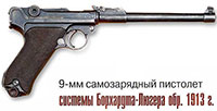 9-мм пистолет системы Борхардта-Люгера обр. 1913 г