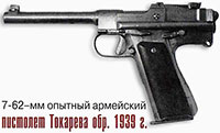 7,62-мм армейский пистолет Ф. Токарева обр. 1939 г