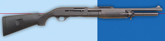 Benelli Super 90 M3 самозарядное помповое ружьё для динамичной стрельбы.