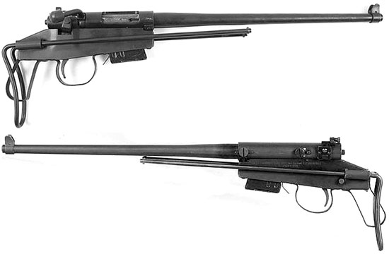 Rifle Survival M4 со сложенным прикладом