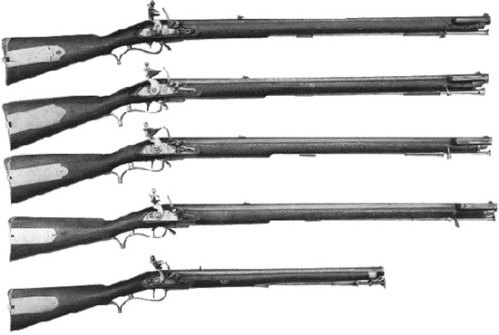 Модели винтовок и карабина Baker Rifle