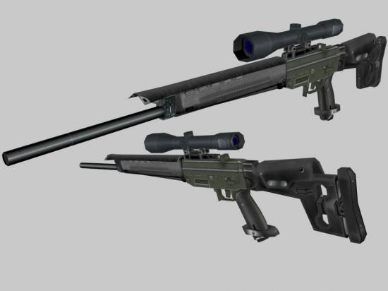 SIG SG550 Sniper Rifle
